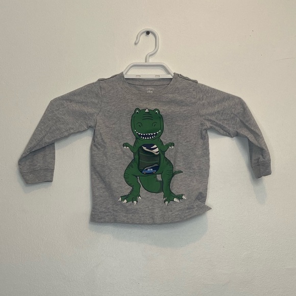 Chomp Chomp Dino Long Sleeve Shirt - 24 Months - Picture 1 of 5